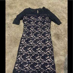 Dress lace and black